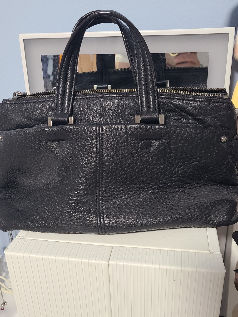 Rebecca Minkoff Black Leather Crossbody Bag